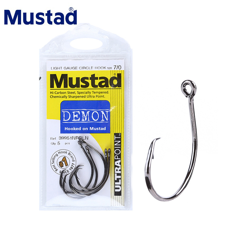 Fishing Hook Offset - MUSTAD 39951 # Рыболовные крючки Круглые