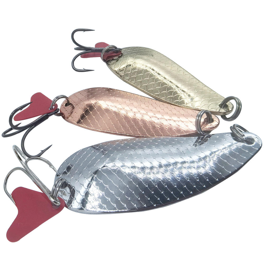 Fishing Hook Treble - Приманки-блесны для ловли форели, серебристые и