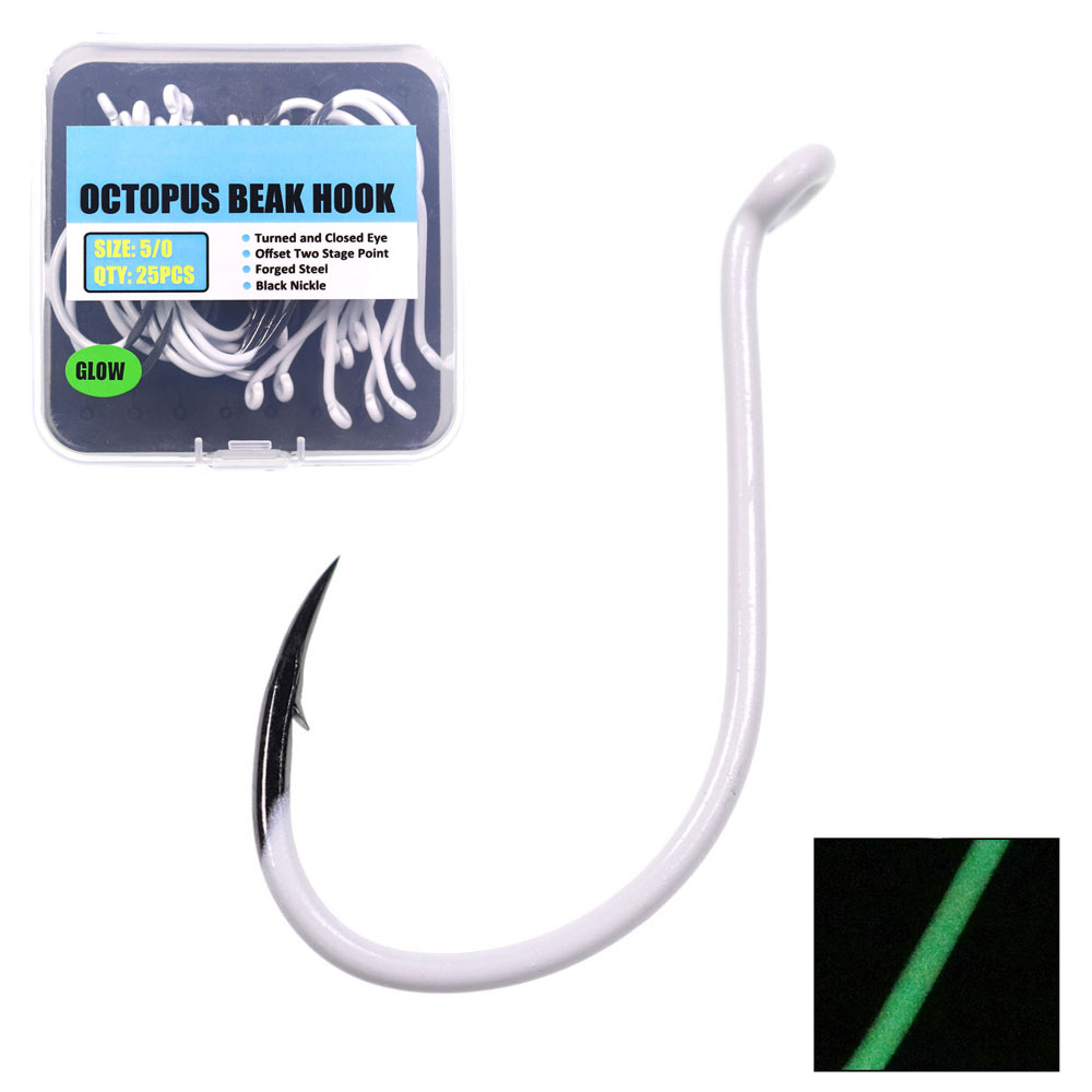 Fishing Hook Assortment - Светящийся импортный стальной крючок с клювом