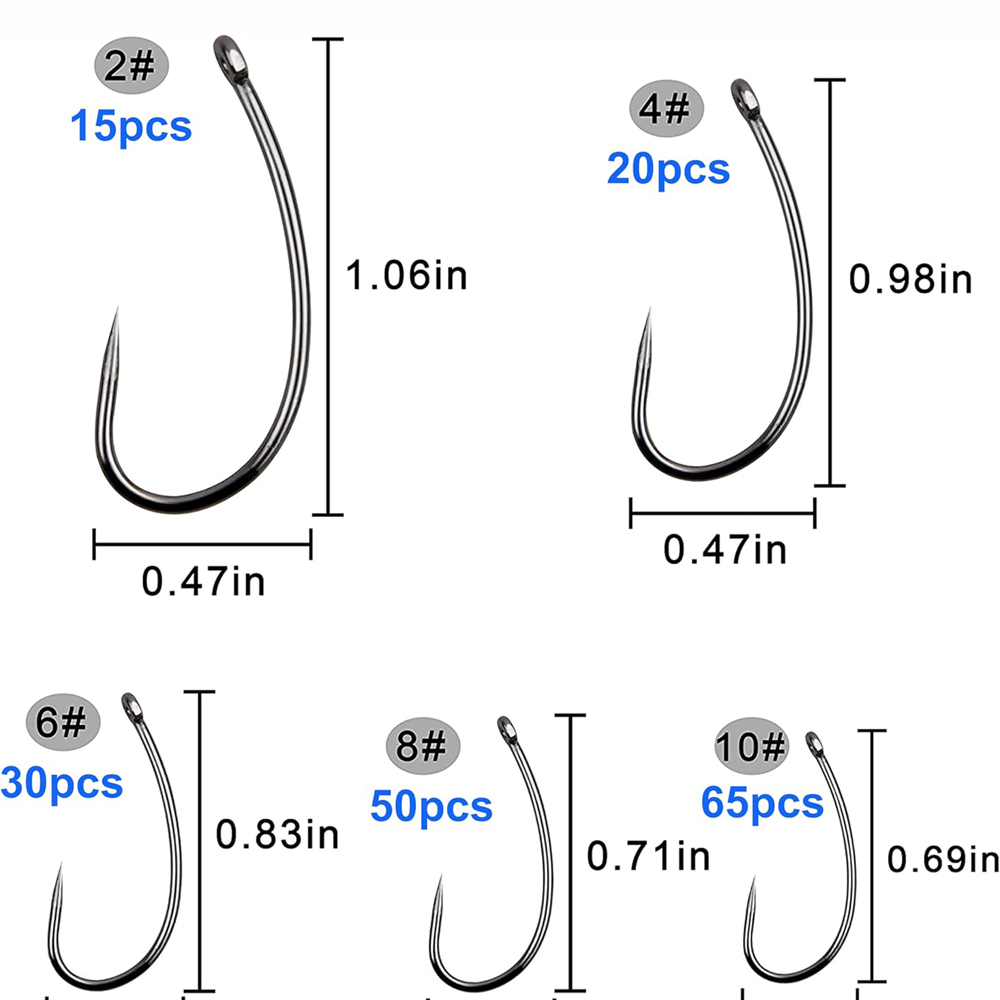 180 шт., набор рыболовных крюч – обзор и цена Fishing Hook Assortment