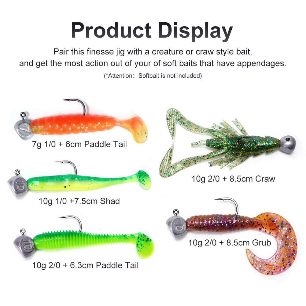 Рыболовные крючки Noeby, 7 г,  – обзор и цена Fishing Hook Offset