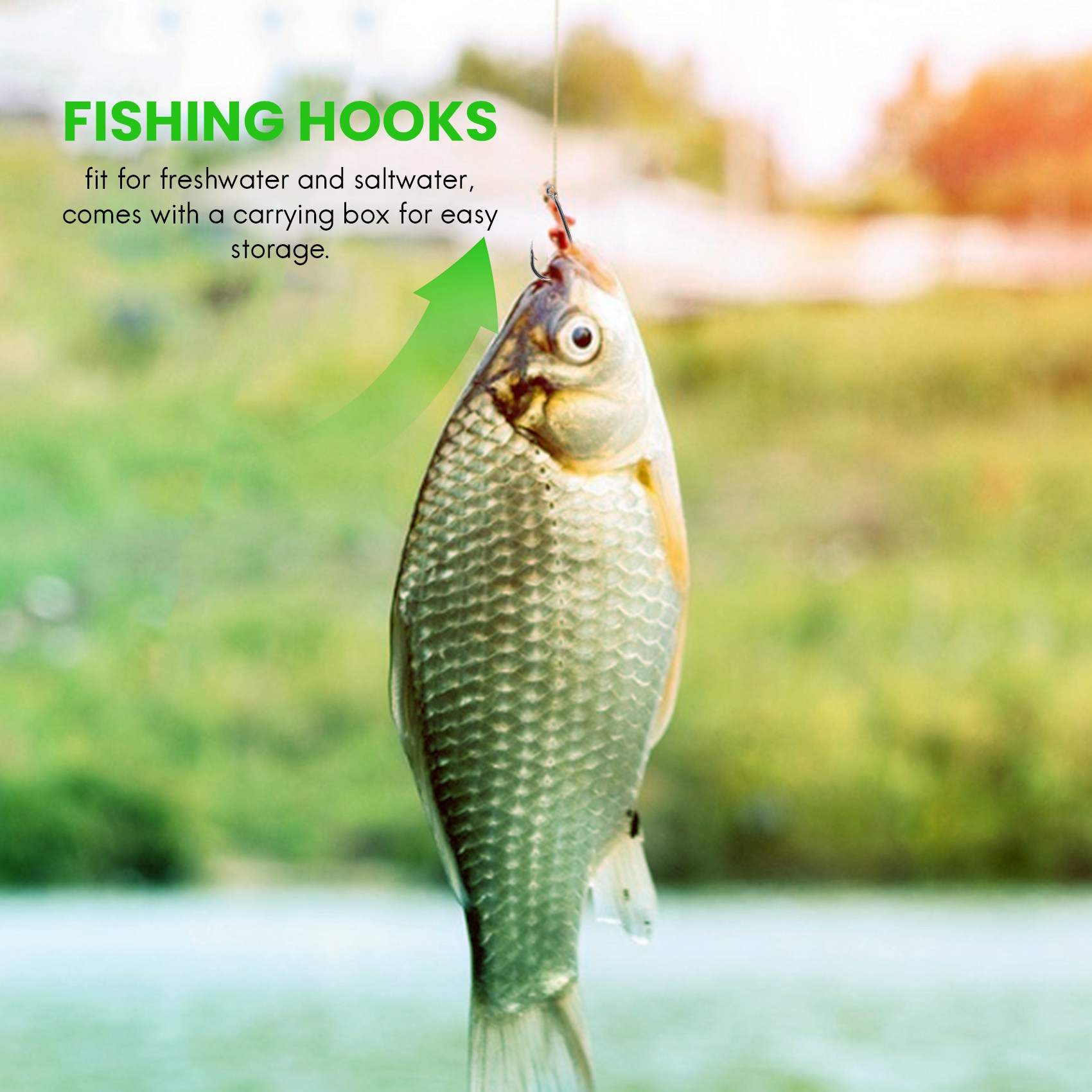 Новинка 500 шт./комплект, смеш – обзор и цена Fishing Hook Box