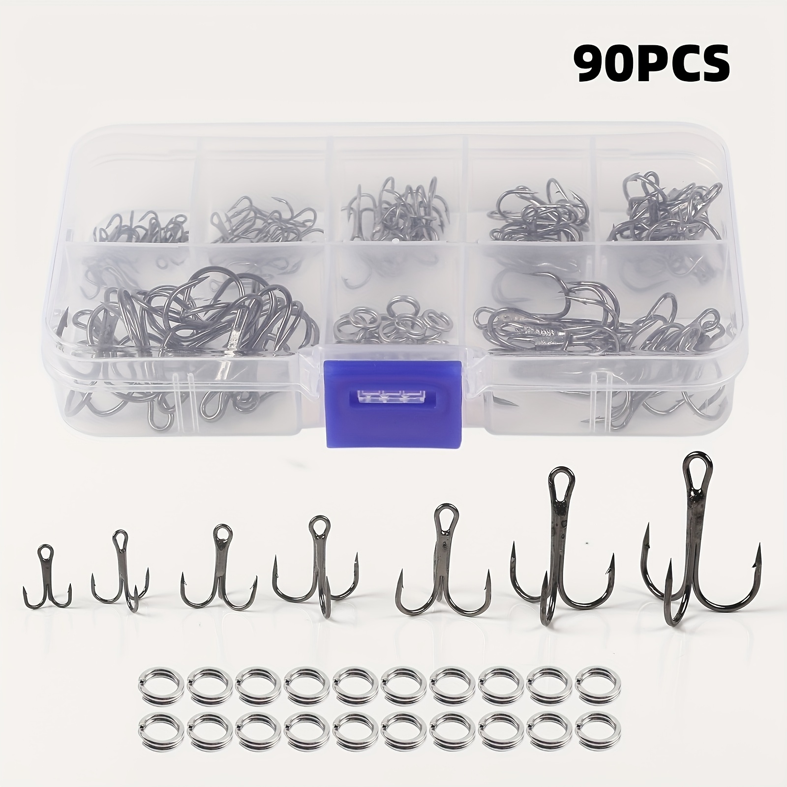Набор из 90 штук: комплект тро – обзор и цена Fishing Hook Assortment