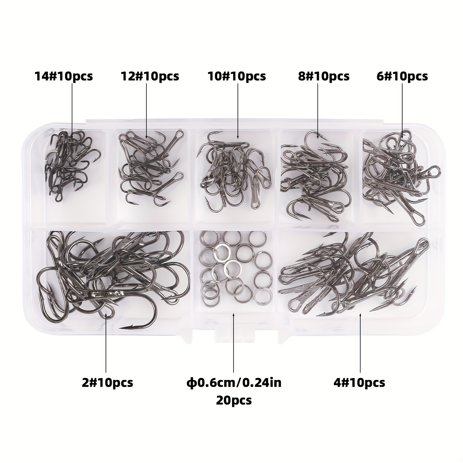 Набор из 90 штук: комплект тро – обзор и цена Fishing Hook Assortment